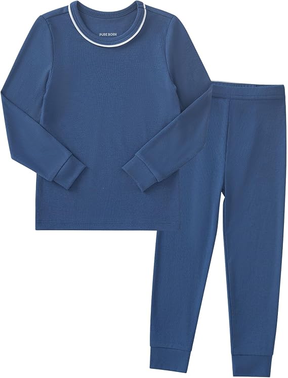 pureborn Baby Pajamas Set Toddler Snug Fit Cotton Sleepwear 2pcs 12M-7Y