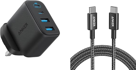 Anker Zolo 50W USB C Plug & USB C to USB C Charger Cable (Bundle)