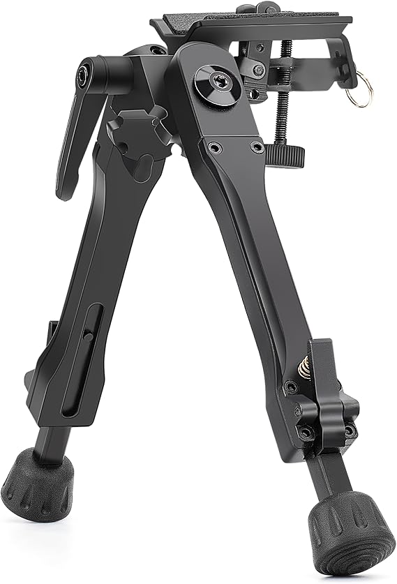 Tiltable Pivot Bipod with 1/4" Screw Adapter, 7-10"