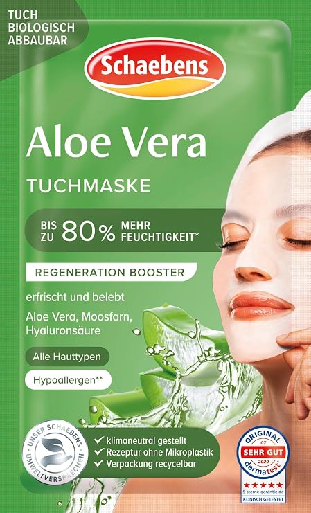 Aloe Vera Tuchmaske, 21 g