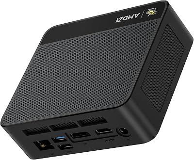 Beelink SER5 Mini PC Ryzen 5 5560U 6C12T 8MB Cache, 16GB RAM 500GB NVME SSD, 4K Triple Display HDMI&DP&USB-C AUTO Power ON, WOL, PXE, Micro pc Gaming Computer