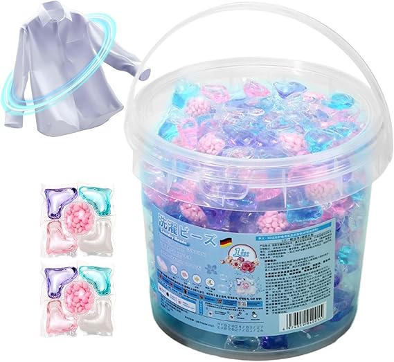 Clothing Washing Pods 70 Tablets Scented Deep Cleaning | Laundry Pods for Washing Machine for Towels T-Shirt Jeans Beddings Blouse Bathroom Home Dorm Room Apartment Hotel