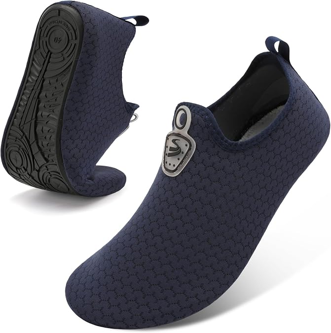 Spesoul Womens Mens Water Shoes Quick Dry Beach Swim Shoes Barefoot Aqua Socks Outdoor Sand Socks for Pool River Diving