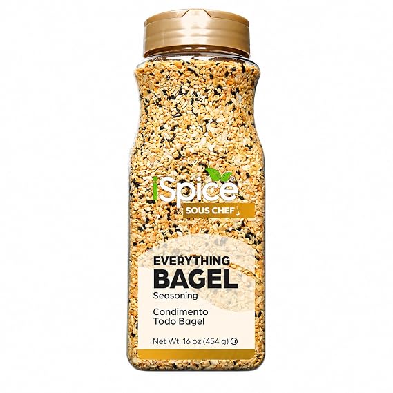 iSpice Everything Bagel Topping Seasoning Bulk - 16 oz