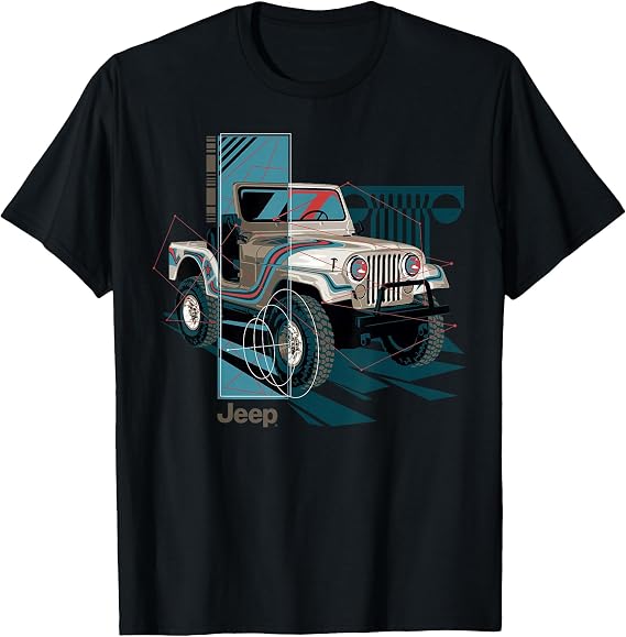 Jeep Wrangler Painted Angles T-Shirt