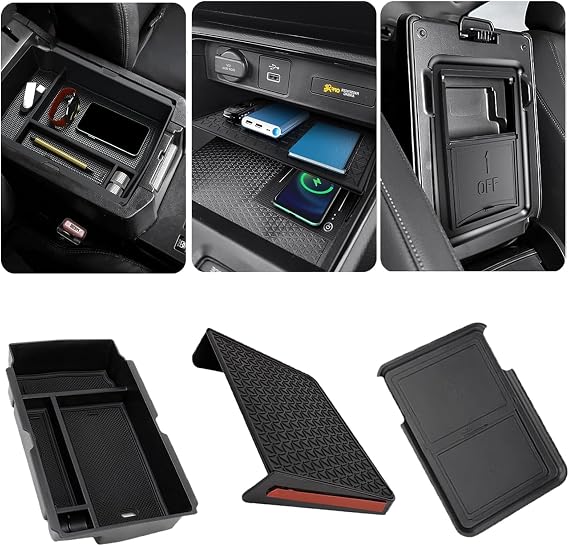 3PCS Center Console Organizer for Honda CR-V/Hybrid 2023-2026
