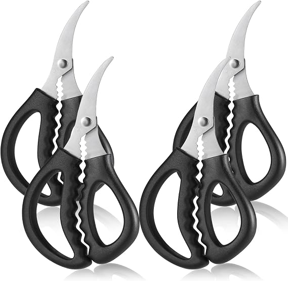 4PCS Seafood Scissors Crab Scissors Seafood Shears