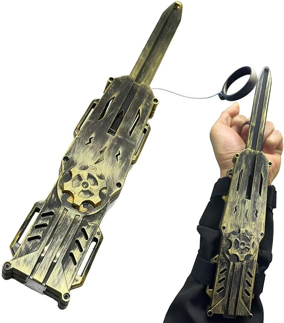 Hidden Blade, Hidden Weapons Cosplay Props 1:1 Replica Bronze