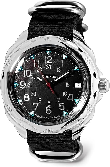 Vostok | Mens Komandirskie Classic Commander Russian Mechanical Military Style Watch | 783 Series | Model 211783, 216783, 431783, 436783, 811783, 816783
