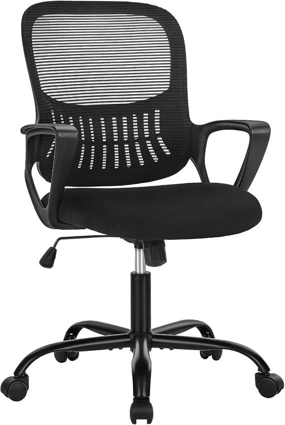 DUMOS Office Chair, Ergonomic Mesh Home Desk Chair, Lumbar Support