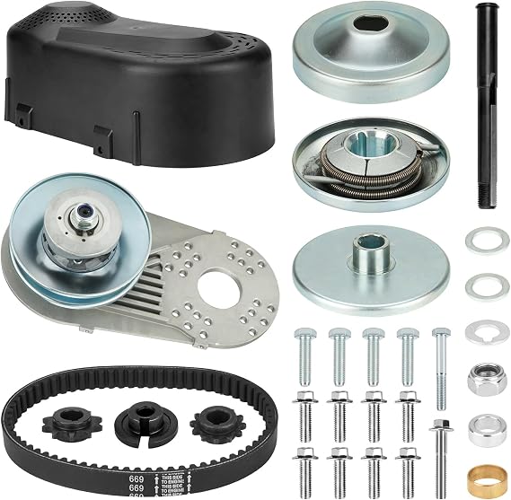212CC Torque Converter - 30 Series 2-7HP 3/4" | 10T #40 41 420 & 12T #35 Chain,Go Kart Mini Bike CVT Clutch, for Comet TAV2 Predator Manco Replacement Set