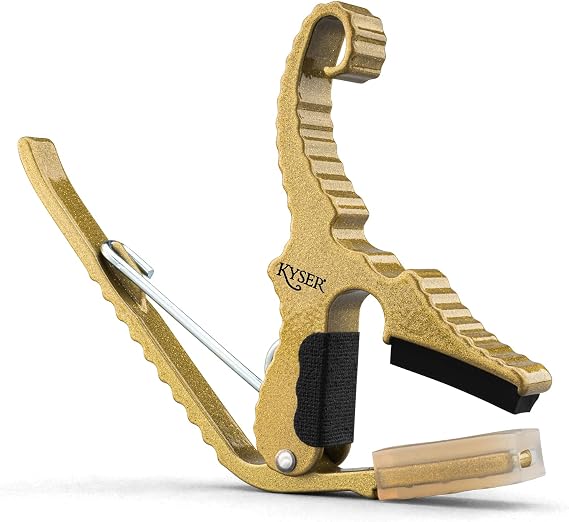 Kyser Short-Cut Partial Guitar Capo, 3-string, DADGAD, Gold, KG3G