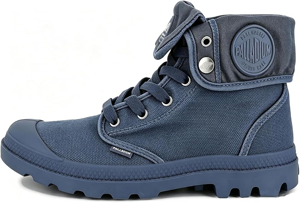 Palladium Men's Baggy Foldable Cuff Canvas Combat Ankle Boots