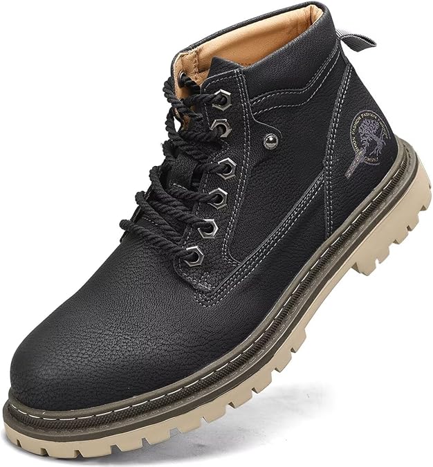 Men's Leather Chukka Boots | Lace-Up Ankle Boots for Men | Casual Comfort Boots