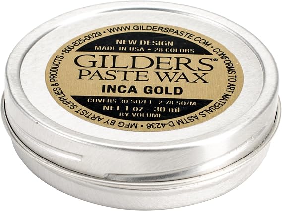 Baroque Art Gilders Paste 1 Ounces-Inca Gold