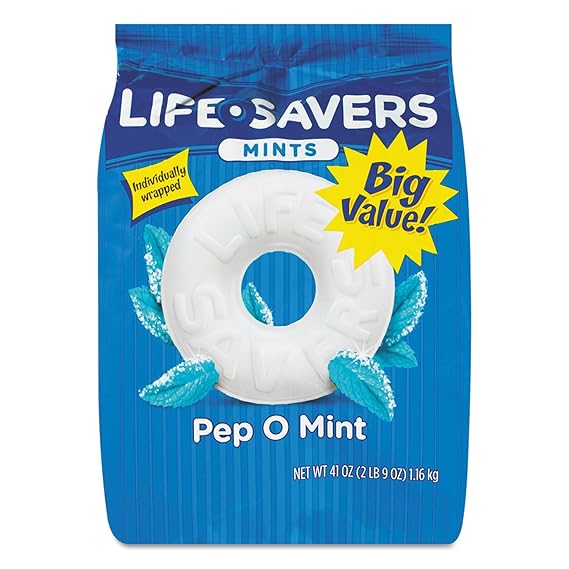 Life Savers Pep-O-Mint Gusset Bag, 41-Ounces
