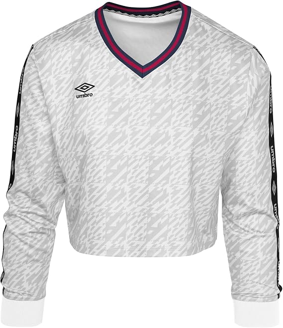Umbro Women's Long Sleeve Box V-Neck Tee