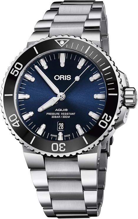 Oris Aquis Automatic Blue Dial Mens Watch 01 733 7730 4135-07 8 24 05PEB, Blue