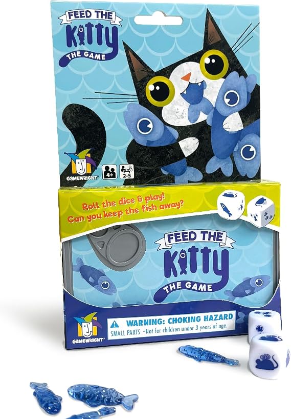 Gamewright - Feed The Kitty - A Delicious Game of Mice and Dice - 2-5 Players - Ages 4 and Up