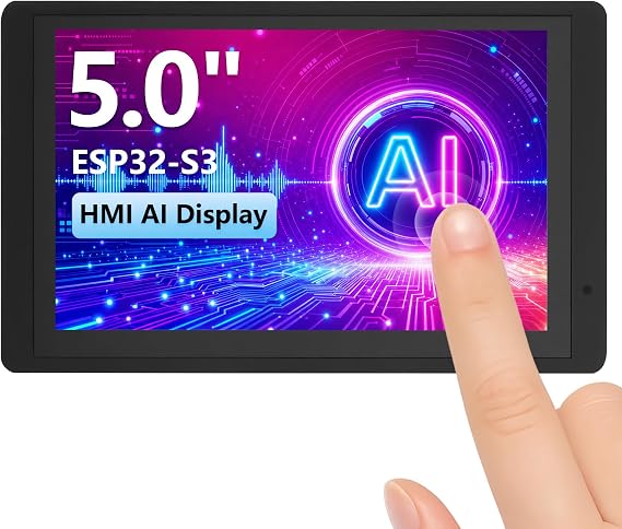 ESP32 Display, 5 Inch Advance HMI ESP32-S3 IPS Touchscreen