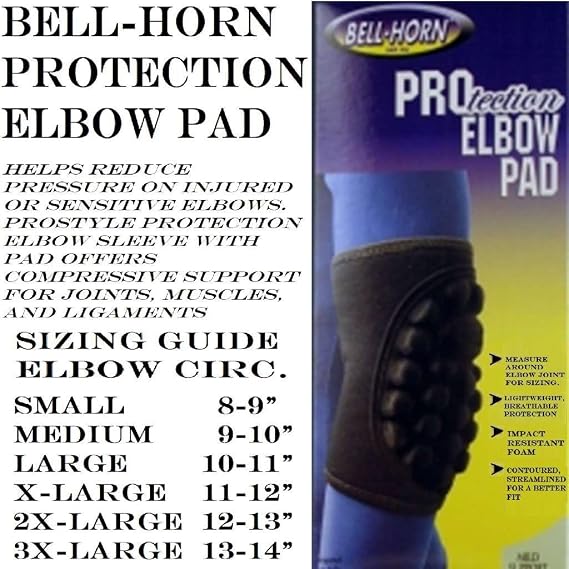 PROtection Elbow Pad by Bell Horn (Medium (9-10"))