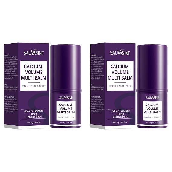Calcium Multi Balm Stick, AntiAging Collagen Wrinkle Care Balm, 6g, 2Pack