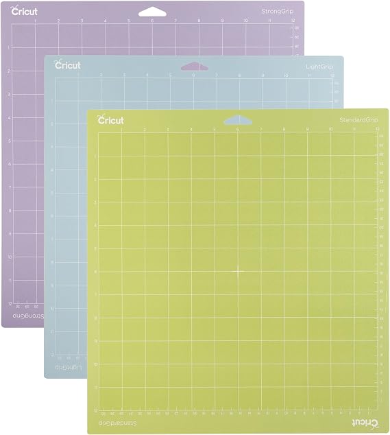 Cricut 2003546 Explore Maker Lightgrip Standardgrip Stronggrip Makine Matı, 30x30cm, 3'lü Paket