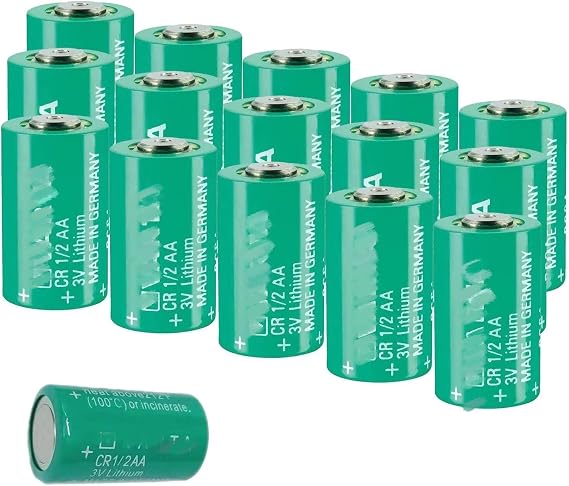 15 Pcs CR1/2AA 3V Lithium Battery for VARTA CR1/2AA 950 mAh 3V Series Battery (15 Pack)