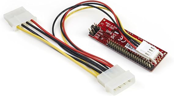 StarTech 40-Pin IDE to 2.5in SATA HDD/SSD/ODD Converter (IDE2SAT2) | PATA to SATA hard and optical drive adapter, Supports 2.5in/3.5in/5.25in drives, ODD support, SATA I/II/III, IDE/ATA 133