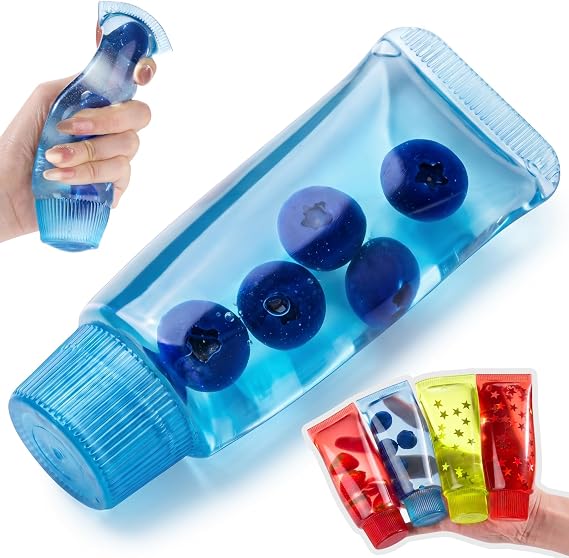 Toothpaste Squishy Toy, Slow Rising Fidget Toys (Blue)