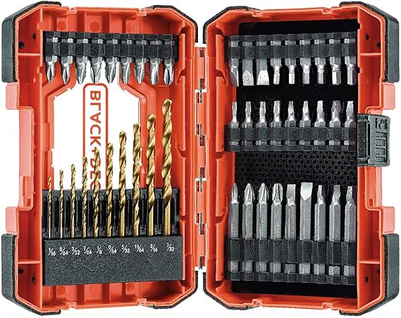 beyond by BLACK+DECKER Drill Bit Set/Screwdriver Bit Set, 46-Piece (BDA46SDDDAEV)