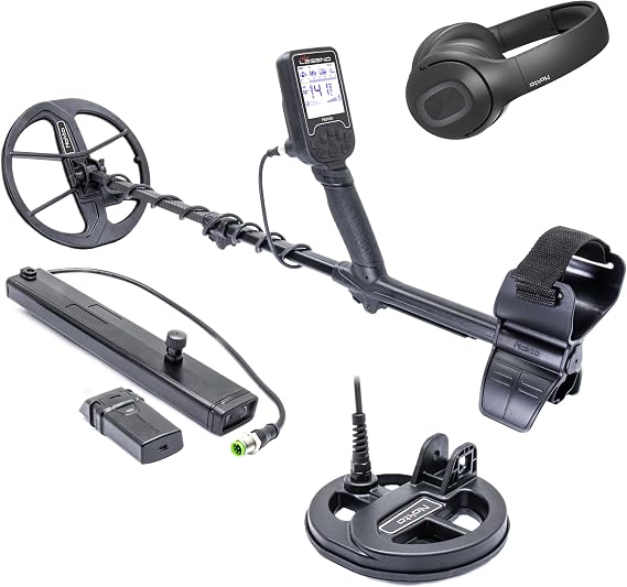 Nokta The Legend Metal Detector Pro Package with 6" & 11" DD Coils, Multi(2), 4kHz, 10kHz, 15kHz, 20kHz, 40kHz Frequencies