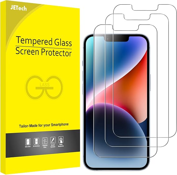 JETech Screen Protector for iPhone 14, 3-Pack