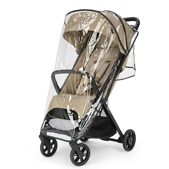 Inglesina Quid3 Stroller Rain Cover | Clear Shield for Rain, Wind & Bugs