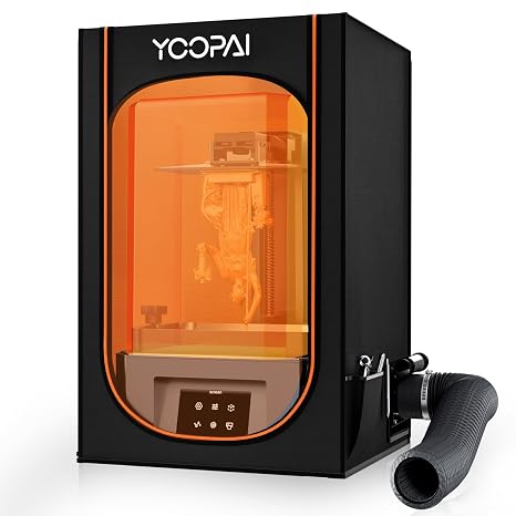 YOOPAI Resin 3D Printer Case with Ventilation Multifunctional 3D Printer Cover Eliminate Odours Dustproof Isolate Noise for Creality Anycubic Elegoo Series