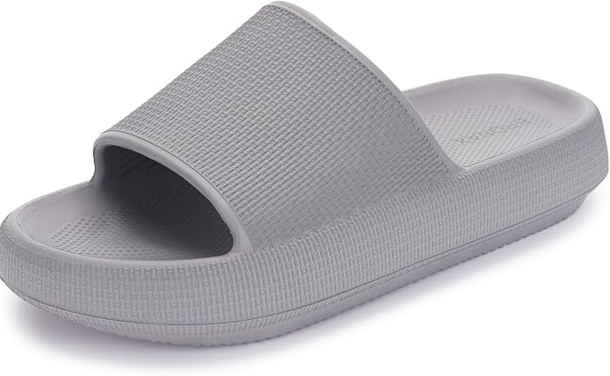 BRONAX Cushioned Thick Sole Pillow Slippers for Women and Men Y10