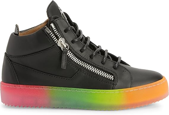 Kriss Multicoloured Rubber Sole Mid-Top Sneakers