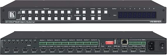 Kramer VS-88H2A 8 x 8 4K HDR HDCP 2.2 Matrix Switcher