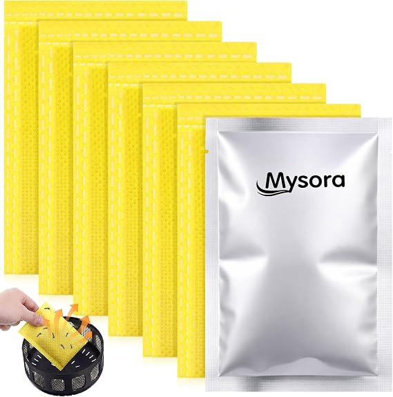 6 Pack Mosquito Attractant Lure Yellow Co2 Scent Bait Refill Compatible with All Insect Bug Zapper Traps, Long Lasting Catch Rates for Indoor Outdoor Use