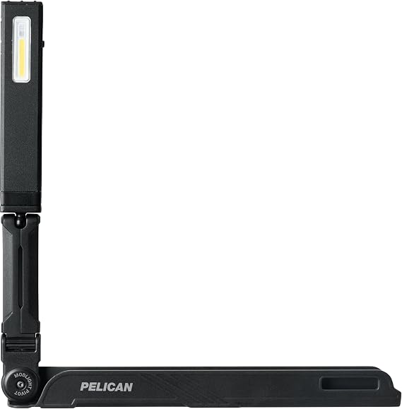 Pelican ModLight In-Case LED Light Rechargeable, Pivoting Head, 3 Color Modes (Red, Blue, White), USB-C, 18-Hr Runtime Protector, Air, Storm, and Vault Cases