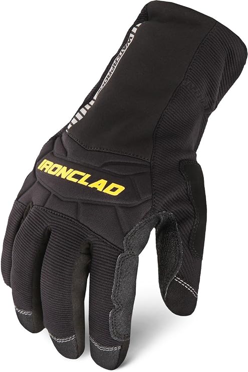 IRONCLAD COLD CONDITION WATERPROOF GLOVES - Rated to 20 degree Cold, Cold Weather, Windproof, Waterproof Gloves, Safety, Hand Protection Gloves