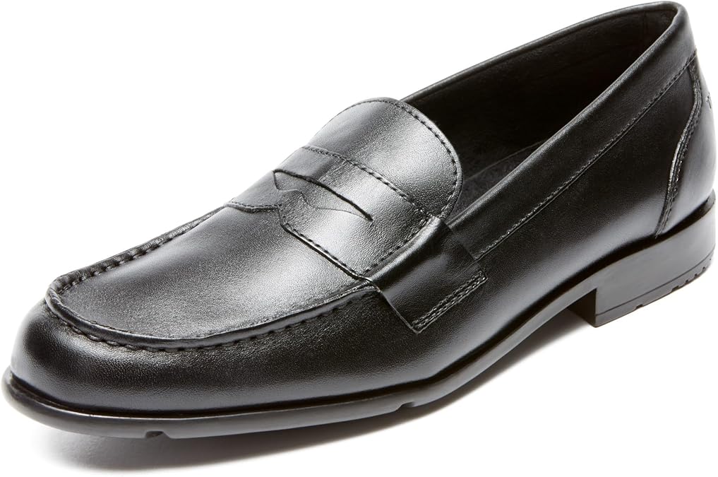 Rockport Men's Classic Lite Penny Loafer, Black/Black, 10 W US, black 2