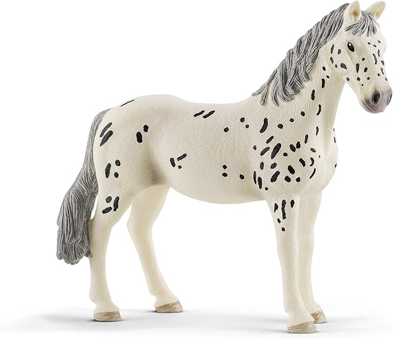 Schleich Horse Club - Knabstrupper Mare Toy Figurine - Kids Ages 5+ | 13910