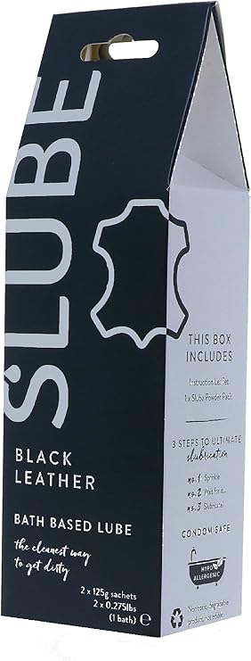 Black Leather Bath & Body Lubricant - Single Pack 250g