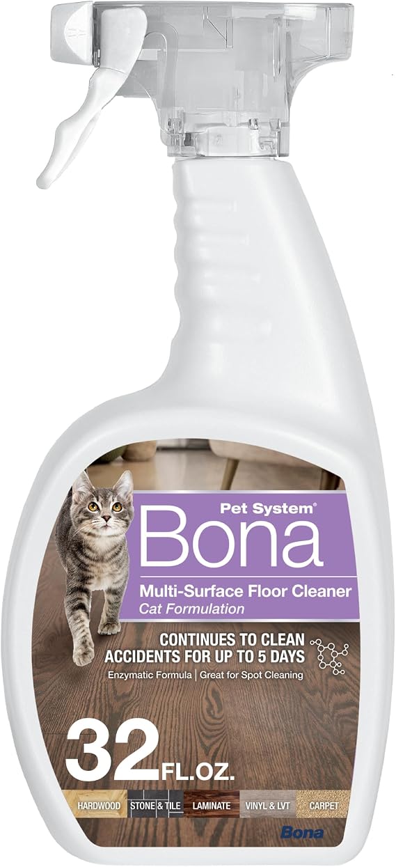 Bona Pet Spray Odor Eliminator - Cat Formulation - 32 fl oz