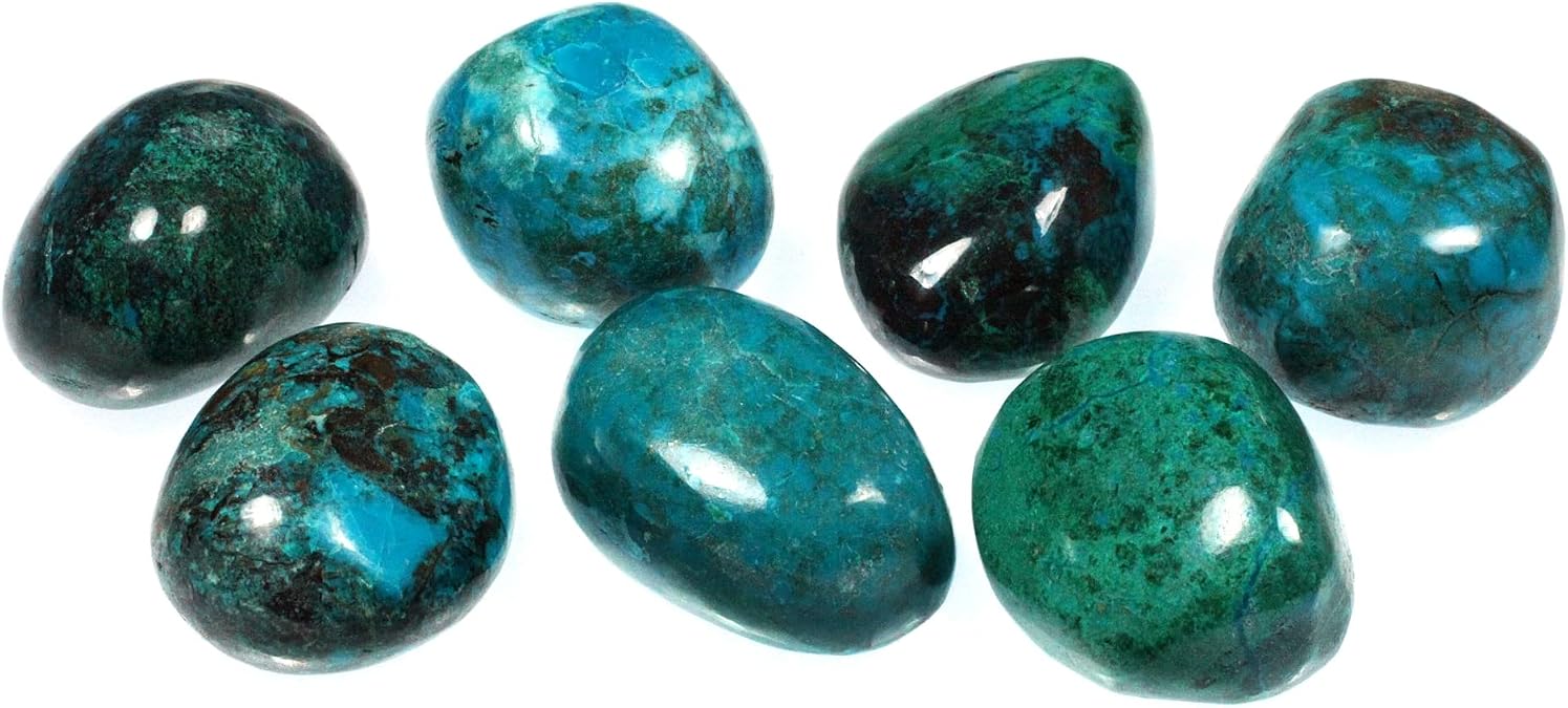 Chrysocolla Tumble Stone (25-30mm)
