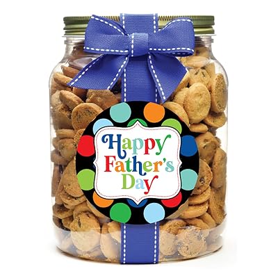 Nams Bits Chocolate Chip Cookies - Fathers Day Half Gallon Jar - BFD