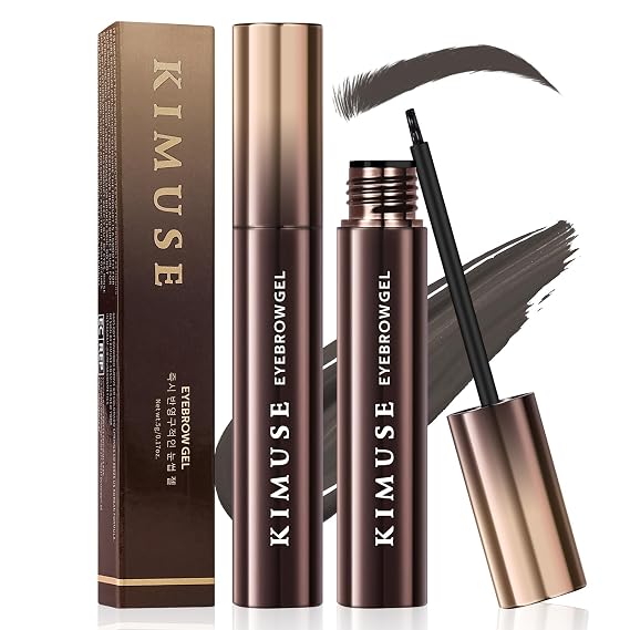 KIMUSE Instantly Semi-Permanent Eyebrow Gel, Long Lasting Eyebrow Tint, Waterproof Tinted Eye Brow Gel, Transfer-Proof, Smudge-Proof, Eyebrow Makeup Gift for Women & Girl, 0.17oz