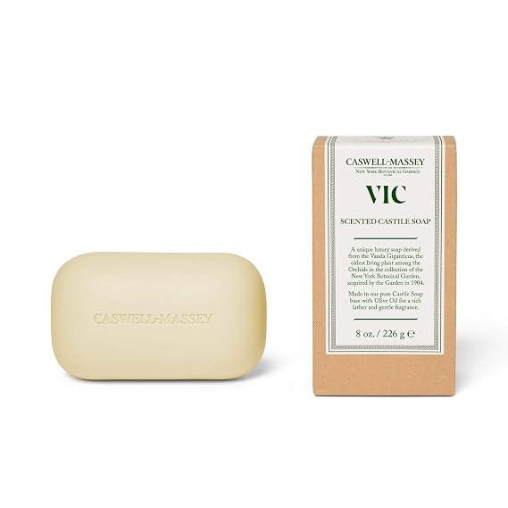 Caswell-Massey NYBG VIC Men's Castile Bar Soap (8 oz Soap)