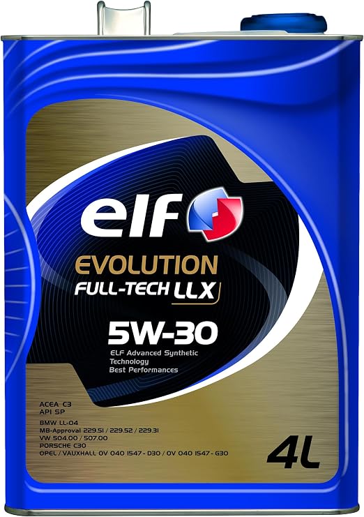 ELF EVOLUTION FULL TECH LLX 5W-30 Fully Synthetic Oil 4L